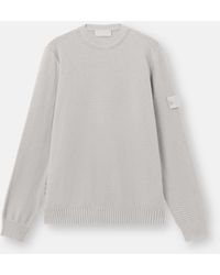 Stone Island - 6100064 Cotton Stretch Fleece S. I. Ghost - Lyst
