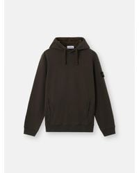 Stone Island - 6100048 Brushed Organic Cotton Fleece - Lyst