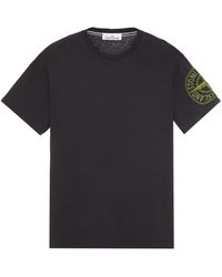 Stone Island Short Sleeve T-shirt Cotton - Black