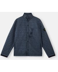 Stone Island - 4100024 Crinkle Reps Ny Quilted-Tc, Recycled Nylon - Lyst