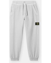 Stone Island - 6200005 Malfilé Fleece 'Old' Effect - Lyst