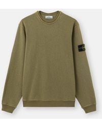 Stone Island - 6100034 Malfilé Fleece 'Old' Effect - Lyst