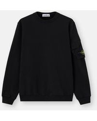 Stone Island - 6100015 Brushed Organic Cotton Fleece - Lyst