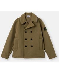 Stone Island - 4100040 Heavy Melton - Lyst