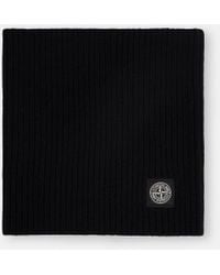 Stone Island - N200002 Fisherman's Rib Rws Wool And Cashmere - Lyst