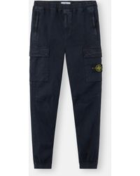 Stone Island - 313L1 Stretch Broken Twill Organic Cotton 'Old' Effect - Lyst