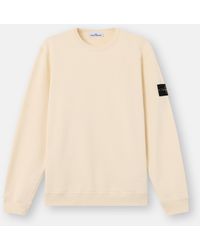 Stone Island - 6100049 Brushed Organic Cotton Fleece - Lyst