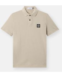 Stone Island - 2200008 Organic Cotton Piqué With Stretch - Lyst