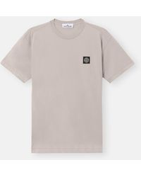 Stone Island - 2100027 60/2 Cotton Jersey - Lyst