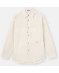 Stone Island - 1200029 Cotton Nylon Panama S. I. Marina - Lyst