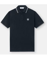 Stone Island - 2200010 Organic Cotton Piqué With Stretch - Lyst