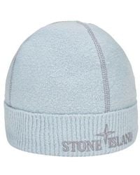 Stone Island - Berretto cotone, poliammide, elastan - Lyst