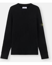 Stone Island - 553C2 Full Rib Rws Wool - Lyst