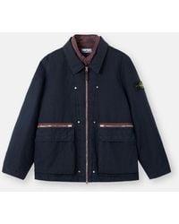Stone Island - 4100043 Diagonal Cotton Wool-Tc - Lyst