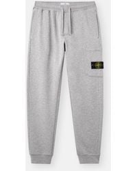 Stone Island - 6200010 Organic Mélange Cotton Fleece - Lyst