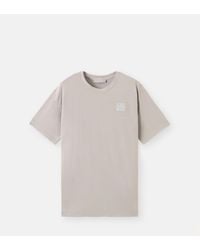 Stone Island - 2100008 Crepe Cotton Jersey Ghost - Lyst