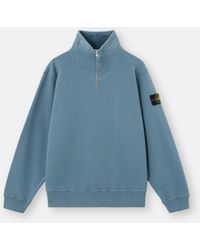 Stone Island - 6100021 Brushed Organic Cotton Fleece - Lyst