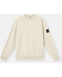 Stone Island - 6100020 Malfilé Fleece 'Old' Effect - Lyst
