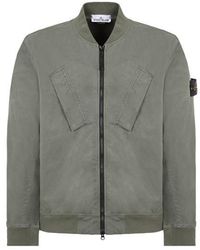 Stone Island - Lightweight Jacket Cotton, Elastane - Lyst