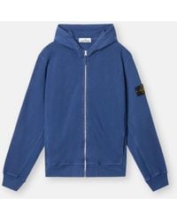Stone Island - 6100021 Malfilé Fleece 'Old' Effect - Lyst
