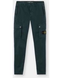Stone Island - 3100034 Stretch Organic Broken Twill Cotton 'Old' Effect - Lyst