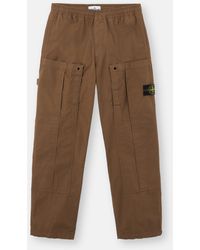 Stone Island - Wide Fit Cargo Pants - Lyst
