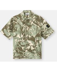 Stone Island - 1100012 Scan Camo On Stretch Ripstop-Ovd - Lyst