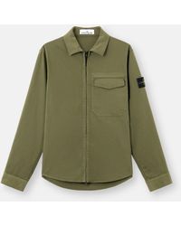 Stone Island - 1200015 Stretch Organic Cotton Satin - Lyst