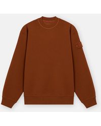 Stone Island - 6100013 Cotton Wool Fleece S. I. Ghost - Lyst