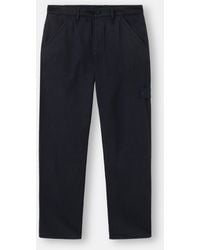 Stone Island - 3100025 Raw Hand Wool Cotton Gabardine-Tc S. I. Ghost - Lyst