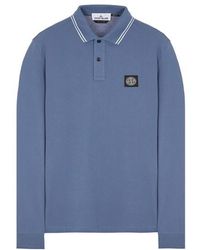 Stone Island - Polo Shirt Cotton, Elastane - Lyst