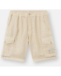 Stone Island - L100001 Diagonal Linen Ghost - Lyst