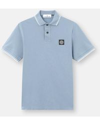 Stone Island - 2200010 Organic Cotton Piqué With Stretch - Lyst