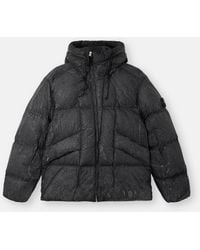 Stone Island - 4100062 Light Nylon Tela, Hand Sprayed Reflective - Lyst