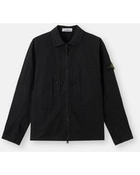 Stone Island - 1200005 Mercerised Organic Cotton Ripstop - Lyst