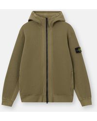 Stone Island - 6100058 Organic Cotton Waffle Fleece - Lyst