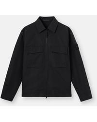 Stone Island - 1200018 All-Weather Cotton Canvas S. I. Ghost - Lyst