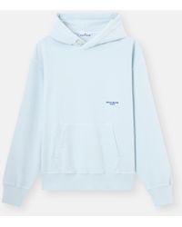Stone Island - 6100027 Brushed Organic Cotton Fleece Marina - Lyst