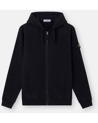 Stone Island - 6100067 Brushed Organic Cotton Fleece - Lyst