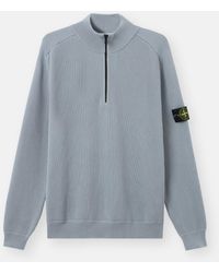 Stone Island - 5100124 Ribbed Soft Organic Cotton - Lyst