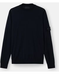 Stone Island - 5100074 Pure Light Rws Wool Ghost - Lyst