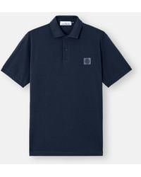 Stone Island - 2200011 50/2 Organic Cotton Piqué - Lyst