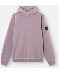 Stone Island - 6100031 Malfilé Fleece 'Old' Effect - Lyst