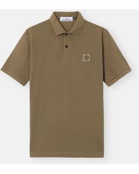 Stone Island - 2200011 50/2 Organic Cotton Piqué - Lyst