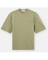Stone Island - 2100030 Combed Organic Cotton Jersey - Lyst