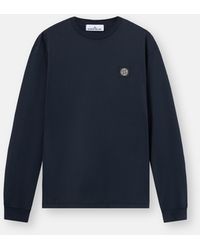 Stone Island - 2100031 60/2 Cotton Jersey - Lyst
