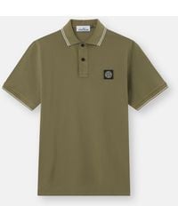 Stone Island - 2200010 Organic Cotton Piqué With Stretch - Lyst