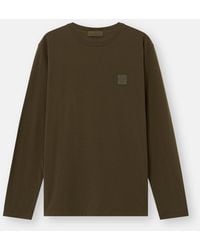 Stone Island - 2100036 Organic Cotton Jersey Crepe S. I. Ghost - Lyst