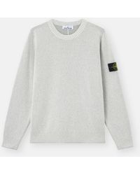 Stone Island - 5100033 Plated Rib Cotton Bouclé - Lyst