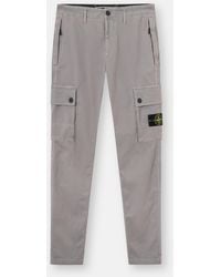 Stone Island - 3100034 Stretch Organic Broken Twill Cotton 'Old' Effect - Lyst